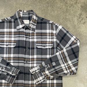 Jachs Plaid Heavy Flannel Outdoor Chore Shirt